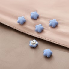 이불커버 매화꽃 무늬 퀼트 고정기 침대 시트 미끄럼방지 클립 가정용, 매화 연바구니 바늘 미포함