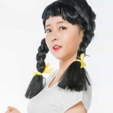 파티 삐삐 가발 오렌지 행사용가발 졸업사진소품 79000EA 1EA, 본상품