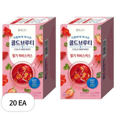 담터 콜드브루티 딸기히비스커스, 1.5g, 20개입, 20개