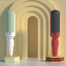 寵物除毛神器 寵物除毛器 黏毛器 貓毛清理器 除毛清潔刷 寵物粘毛器便捷清潔刷沙髮衣物祛毛一鍵祛毛貓狗星空衛士刷毛器, 【白綠色+紅黑色】升級款粘毛器, 1個