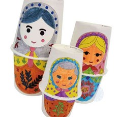 일안 종이컵 인형 만들기 러시안인형