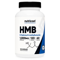 뉴트리코스트 HMB 1000mg 120캡슐 1병, 1개, 120정