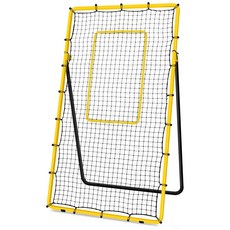 Newbyinn 배구 리바운더 네트 7x4 ft 5단계 각도 조절 배구 연습 훈련 용품