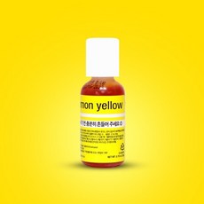 셰프마스터 리쿠아젤 수용성 식용색소 레몬옐로우, 20g, 1개