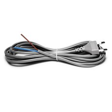 전기코드선 브래트 0.75sq 2선 전기선 전원코드선 전선코드 220V 전기코드 파워코드 전원선 무접지 코드선, 1개, (그레이), 5m