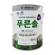 제비스코 푸른솔 프로 내부용 수성페인트 백색 3.8L KSM6010 2종 2급, 1개