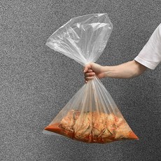 와우홈 두꺼운 김장비닐 투명 대형비닐봉투 벌크포장 큰 대용량 이사 이불비닐 고추 젓갈, 1개