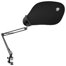 232019 매우 안정적인 칸막이 쉐이드 - 조절 가능한 사무실 멀티 암 책상 360° 유연한 작업 공간용 빛 차단 눈부심 감소 프라이버시 스크린 태블릿/휴대폰 홀더 포함, 232019 매우 안정적인 칸막이 쉐이드 - 조절 가능