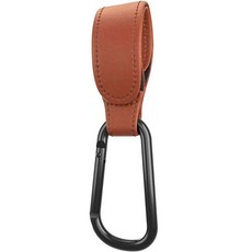 S 모양 유모차 후크 솔리드 컬러 카트 주최자 교수형 후크 유모차 액세서리 만화 액세서리 자전거, [15] brown-1PC