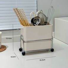 보관함 가정용 국수 꽂이 주방 창의적이고 물기 젓가락 바구니 거치대 젓가락 제거 세련된 젓, D. 베이지색 심플 젓가락통