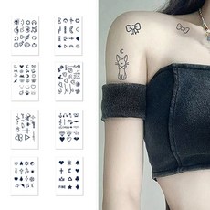 패션타투스티커 손목 손가락 미니 패션 포인트 타투