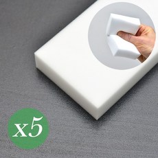 아크릴어항(수조) 전용닦이 멜라민스펀지 5개들이 - 어항 수족관청소