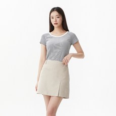 플라스틱아일랜드 와이드넥 스트라이프 반팔 티셔츠 PR7CH304 574518