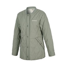 험머 여성 H2 로고 방풍 퀼팅 자켓 민트