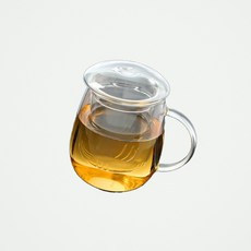 머쉬룸 내열유리 티필터 머그 500ml, 1개