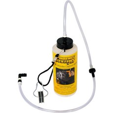 제네시스 유니버설 원 퍼슨 듀얼 브레이크 블리더 병 (16파운드 자석 마운트 스테인리스 강 케이블 12인치 유체 튜브 포함), 01 A