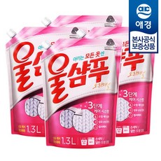 울샴푸오리지날 1.3L 리필 4개입 애경