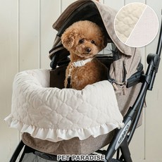 貝果貝果 日本 pet paradise 絎縫 四季 雙面用推車圍邊保護墊 - 弧形邊緣, 1個