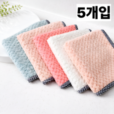 헤르메스마켓 간편세척 고흡수 만능 극세사 행주, 5개