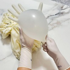 無標題 手套 乳膠手套 加厚牛筋乳膠手套防水防油耐磨洗碗家務清潔殺魚防滑勞保手套, 1個, 40只  加長加厚牛筋橡膠手套,XS碼