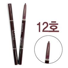 아크리티 오토 립라이너 펜슬, 2개, 12호 벨벳와인
