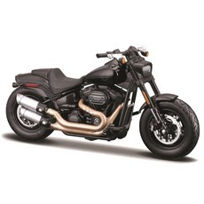 Maisto(마이스토) 1/18 할리 데이비슨 모터사이클즈 시리즈 43 컬렉션 31360 받침대 없음 / 미니카 다이캐스트카 오토바이 오토바이 (2022 팻밥 114 블랙 2293