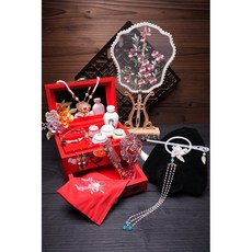 公主的夢中婚禮 纏花飾品胭脂水粉組 拜拜用品 媽祖娘娘 臨水夫人 九天玄女 神明生日, 1個