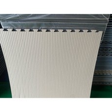 高墊 奶茶草蓆紋巧拼地墊 加厚隔音浴室防滑按摩地墊, 草蓆米色, 1個