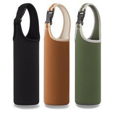 바시니아 핸디 보틀 물병 텀블러 파우치 3개세트 550ml, 1개, 11_블랙 커피 올리브그린