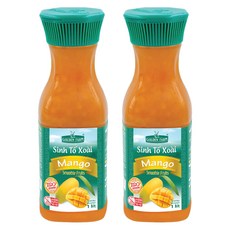 베트남 골든팜 망고청 과일청 스무디 에이드만들기 대용량, 2개, 1L
