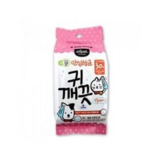 X2 강아지 귓속 잡균냄새제거 보습천연티슈 귀냄새제거 가성비 귀위생 귀지 강아지귀청소 귀티슈