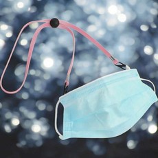 고리형 핑크 스토퍼 마스크 목걸이줄 마스크목걸이줄 마스크스트랩 마스크목걸이 마스크분실방지