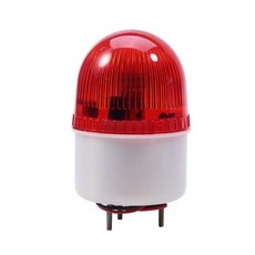 Othmro 1Pcs LTE-5051 110V 3W 경고등 산업용 신호탑 램프 원형 LED 경보등 플라스틱 전자 부품 스트로보스코픽 빨간색, 1개
