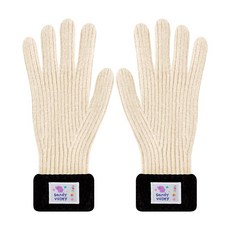 샌디볼리 겨울 유아동 뽀글이 손가락 니트 장갑 5컬러