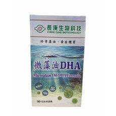 長庚生物科技 微藻油DHA 90粒裝, 1個
