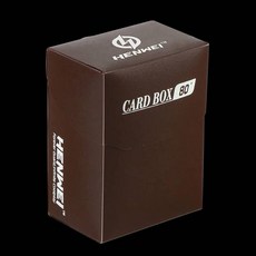 수집 80+ 카드 덱 박스 PP 소재 휴대용 다양한 색상 TCG 케이스 MTG/YGO/TCG 수집용 보관함, Brown