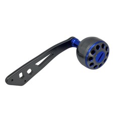 釣友俱樂部 全金屬改裝搖把 單搖臂 漁輪配件, 全金屬單搖臂-藍色(35MM)