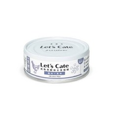 ㊆㊆犬貓館 Let's Cate 凱勒 黑酵母保健營養主食貓罐 80g 無膠罐 全齡貓, 1個, 雞肉+魚卵,選超取／店到店造成凹罐爆罐風險須自負