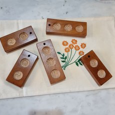 2구 3구 명절 전통놀이 어린이집 미니모양틀 다식판 다식틀 떡틀 약과 제과모양틀 약식판 2구 3구, 1개, 2구단일