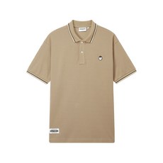 초콜릿 로고 패치 폴로 셔츠