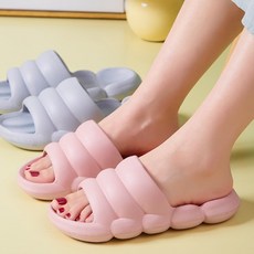 뚱카롱 구름 슬리퍼(235-240mm) (핑크)