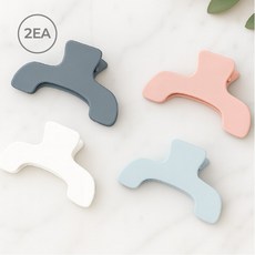 에버리즈 북 스토퍼 고정 집게 북클립, 2개, 핑크+화이트(PW)