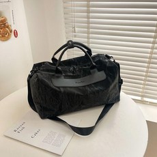 Minan Ban 運動健身包 乾濕分離 旅行袋, 黑色, 1個