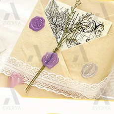 실링왁스 스탬프 인장 데코스티커 실링왁스비즈, 그린