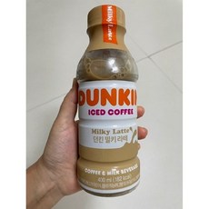 던킨도너츠 커피 밀키라떼, 400ml, 12개