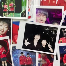 【喵喵 】新品 莎頭組合CP孫穎莎王楚欽周邊LOMO小卡明信片35寸拍立得照片定制, 1個, 孫穎莎個人,3寸20張不重復