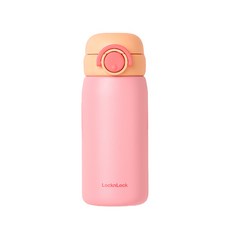 락앤락 스쿨핏 스위치캡 텀블러 LHC3384, 핑크(LHC3384PIK), 380ml, 1개