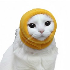 디마펫 코지이어 반려동물 강아지 고양이 진정밴드, 1개, 옐로우