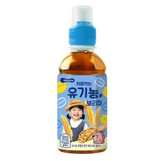 베베쿡 처음먹는 유기농 보리차 PET 200ml 24개