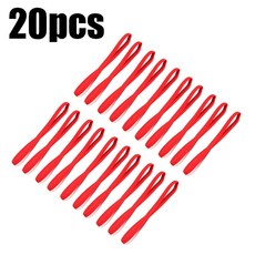 10 20개 얇은 탄력 헤어밴드 땀밴드 축구 러닝 헤어 액세서리 간단한 논슬립 스트레치, 20pcs Red